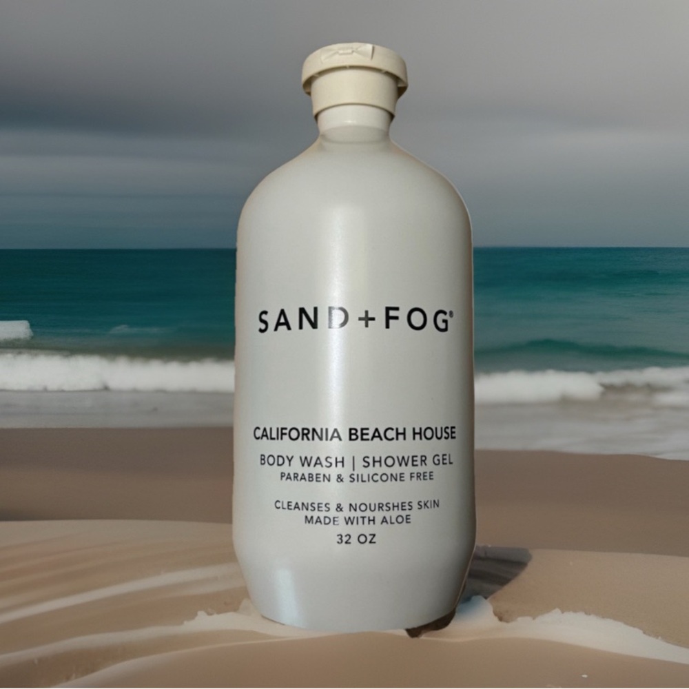 New! Sand + Fog California Beach House Body Wash 32 oz